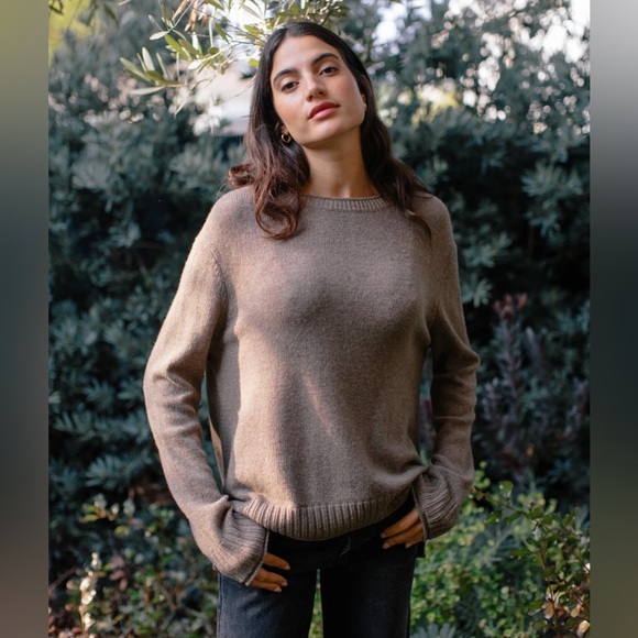 Jenni Kayne | Everyday Sweater in Taupe Large - Picture 1 of 7
